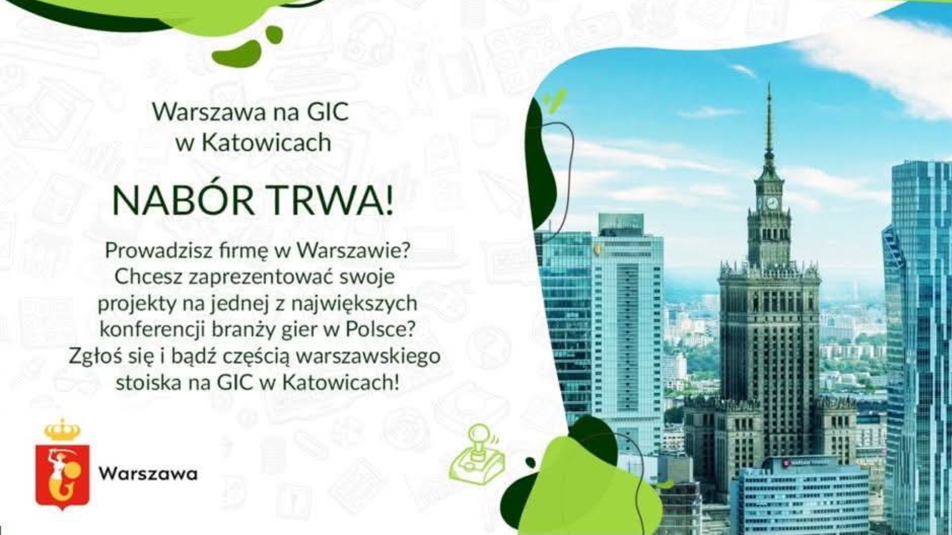 Trwa konkurs na warszawskie stoisko na GIC Sprint 2026